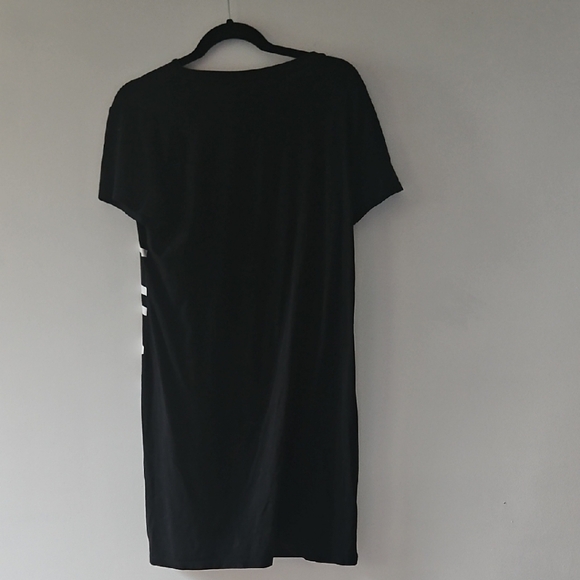 Calvin Klein Black Mini Dress with White Logo - Picture 3 of 4